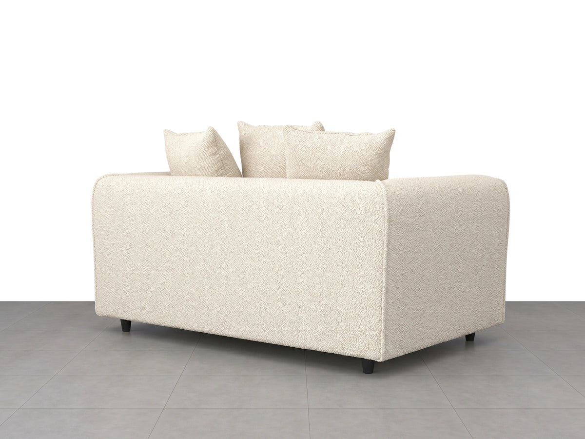 Boucle Fabric Scatter Back Sofa Set