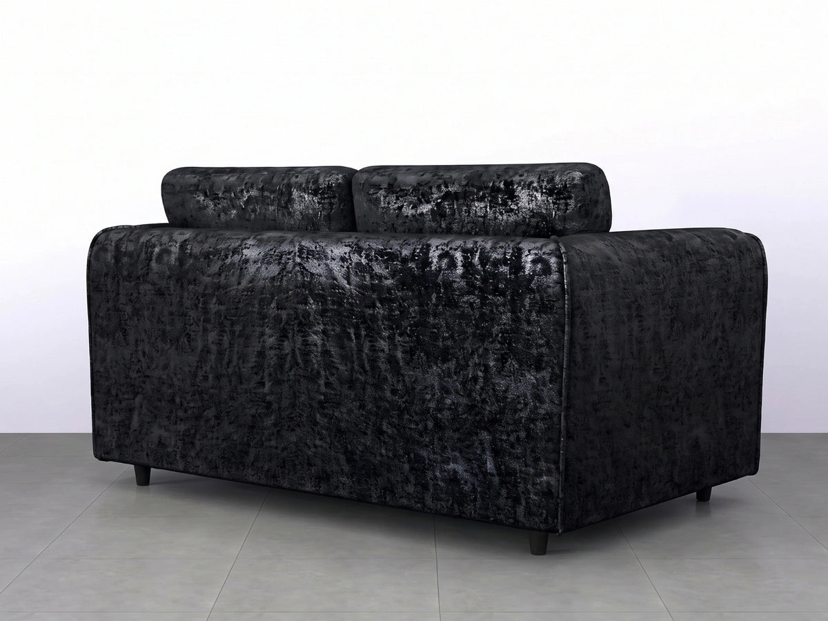 Crushed Velvet 2 Seater Full Back Sofa