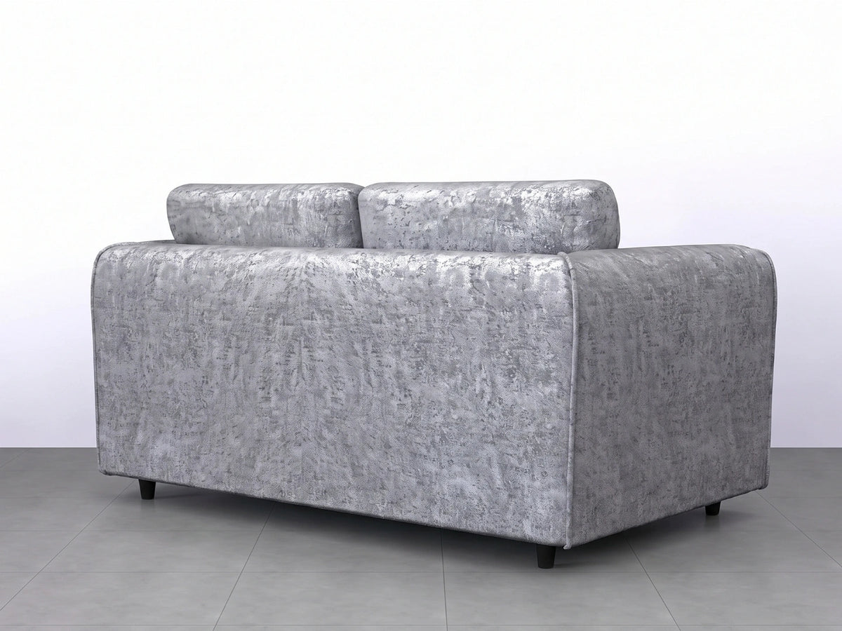 Crushed Velvet Full Back Sofa Set