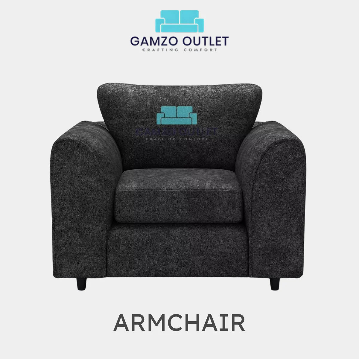 ALASKA FABRIC FULL BACK SOFA SET