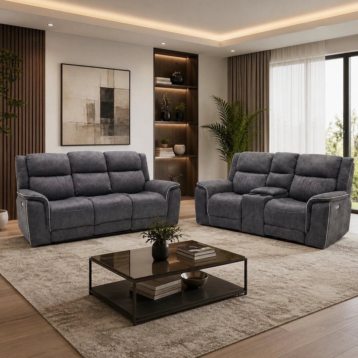 3 + 2 Seater Grey