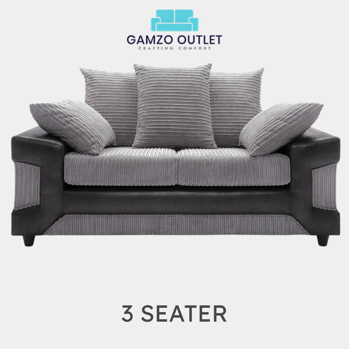 3 seater grey