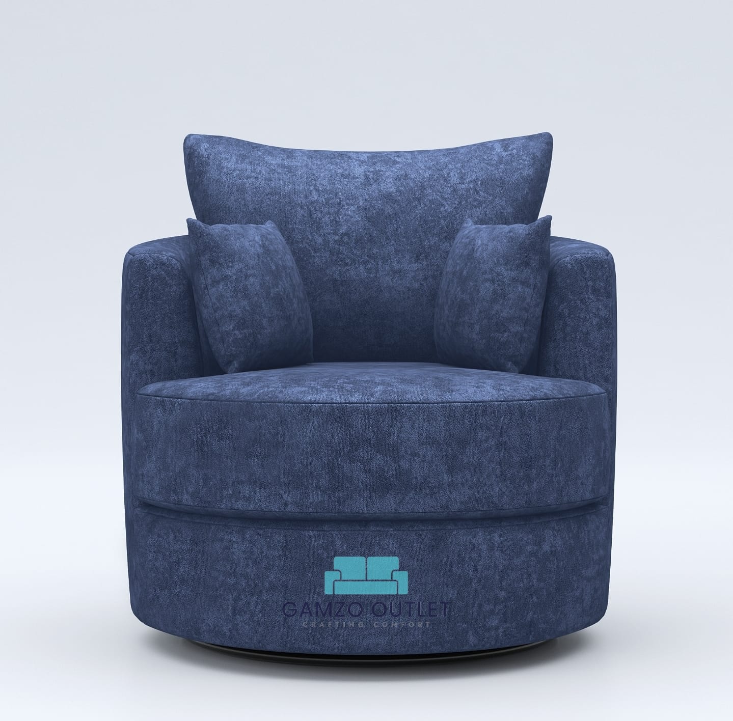 Alaska Fabric Swivel Chair