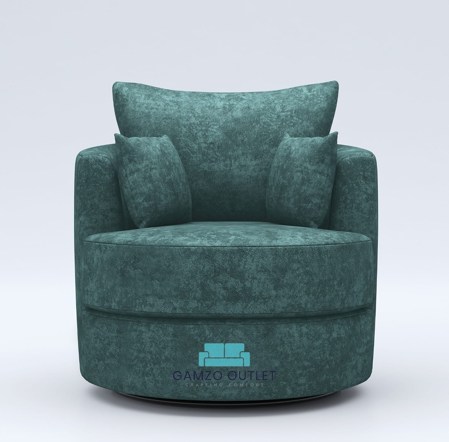 Alaska Fabric Swivel Chair