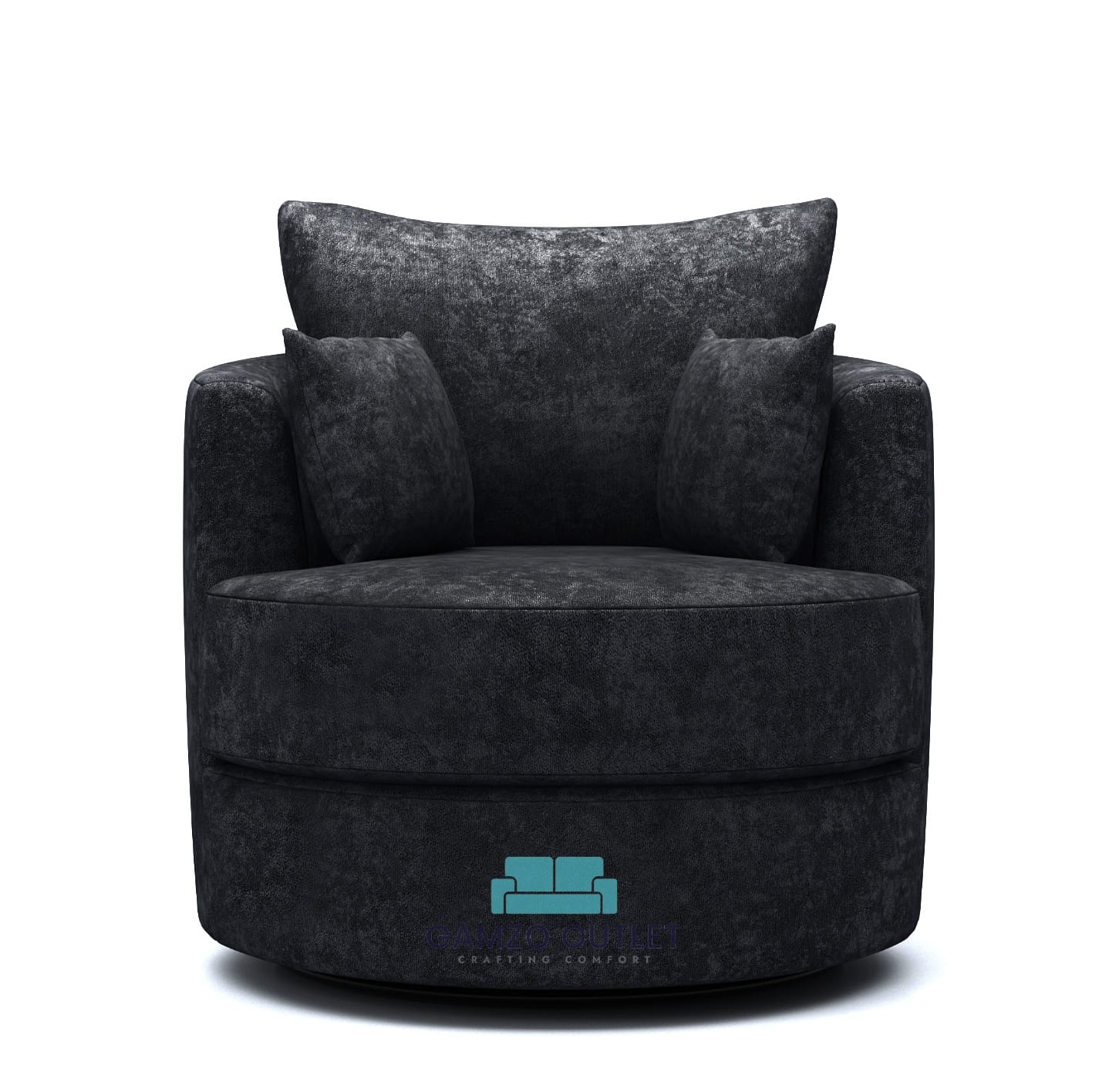 Alaska Fabric Swivel Chair