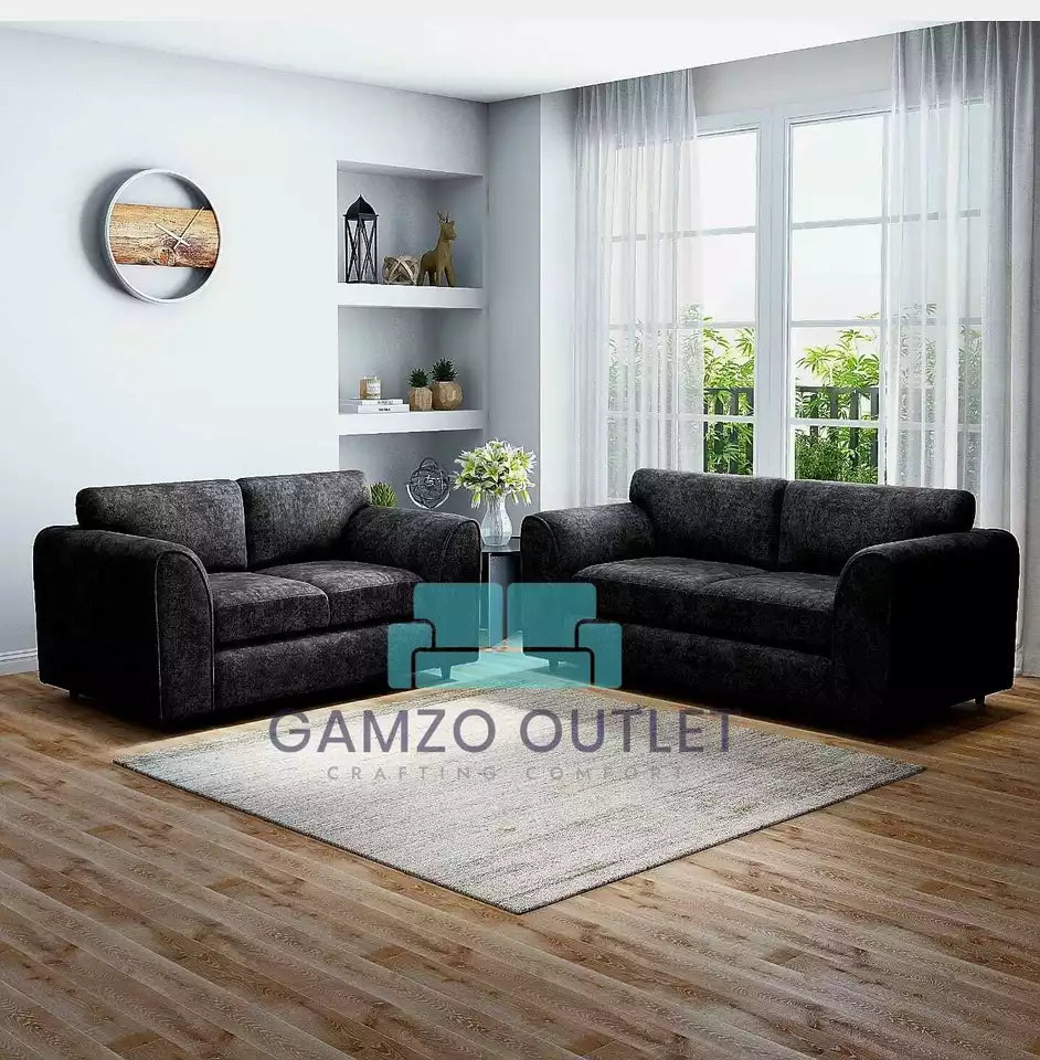 ALASKA FABRIC 3 + 2 SEATER FULL BACK SOFA
