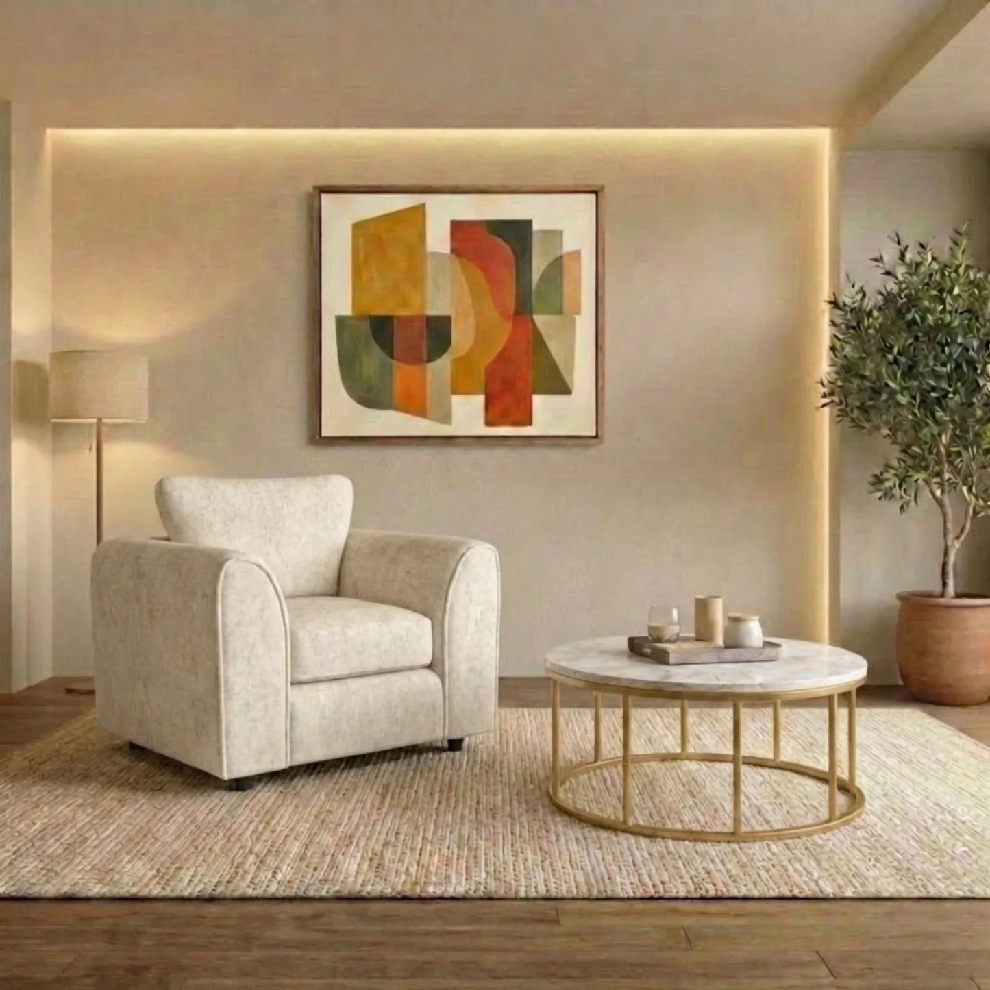 armchair Cream