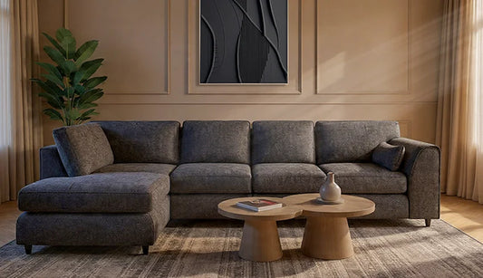 How to style an L-shape sofa