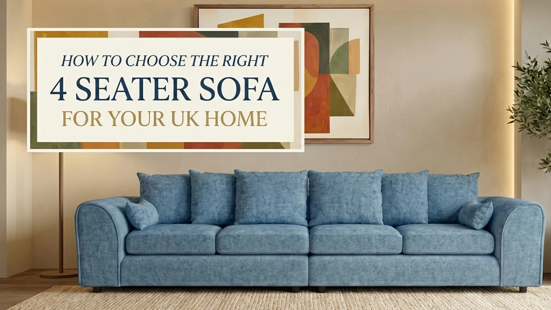 How to Choose the Right 4 Seater Sofa for Your UK Home