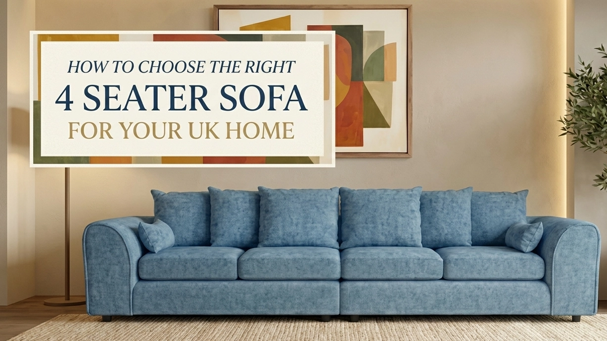 How to Choose the Right 4 Seater Sofa for Your UK Home