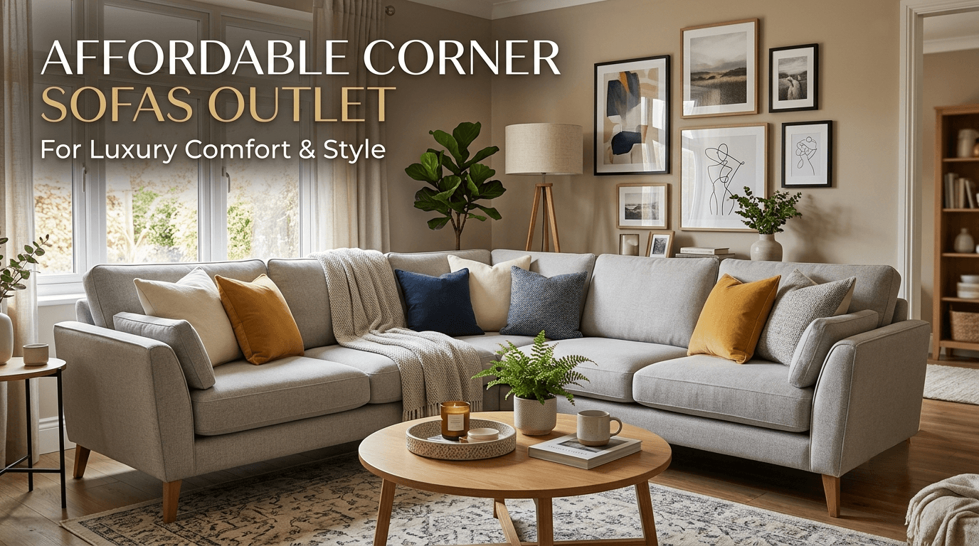 Affordable Corner Sofas Outlet for Luxury Comfort & Style