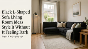 Black L-Shaped Sofa Living Room Ideas: Style It Without It Feeling Dark