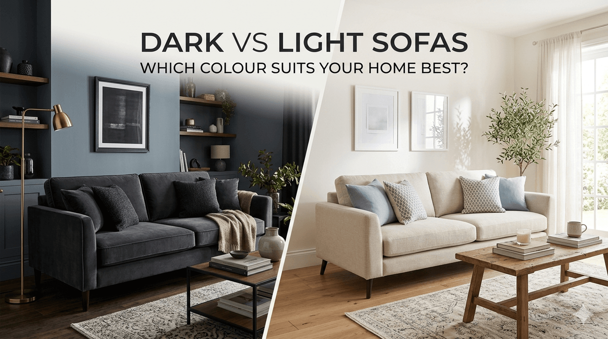 Dark vs Light Sofas: Which Colour Suits Your Home Best?