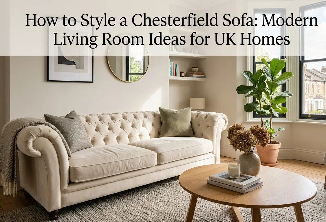How to Style a Chesterfield Sofa