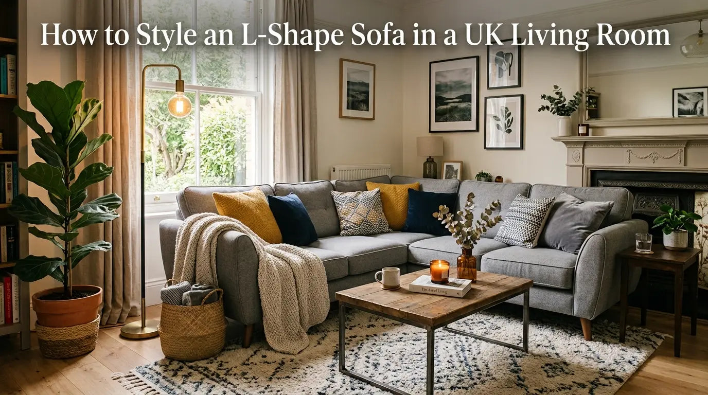 How to Style an L-Shape Sofa in a UK Living Room