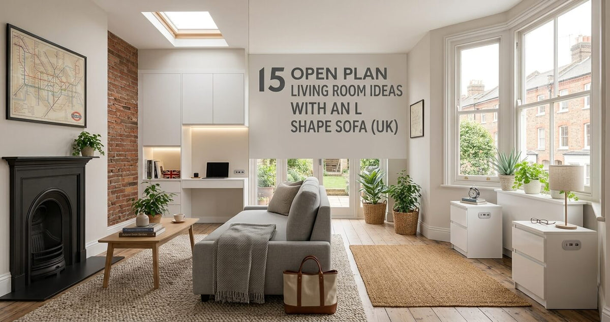 15 Open Plan Living Room Ideas With L Shape Sofa in uk