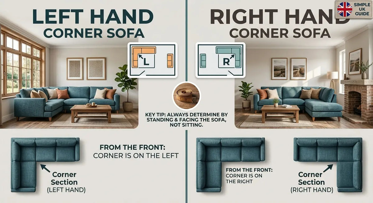 What Is a Right Hand and Left Hand Corner Sofa? A Simple UK Guide