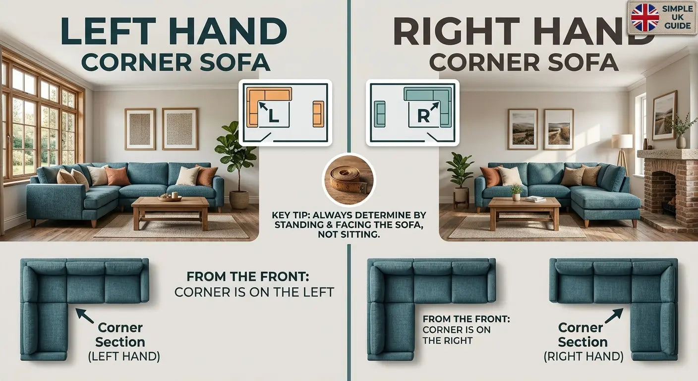 What Is a Right Hand and Left Hand Corner Sofa? A Simple UK Guide