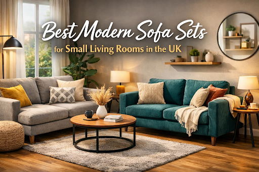 7 Best Modern Sofa Sets for Small Living Rooms in the UK