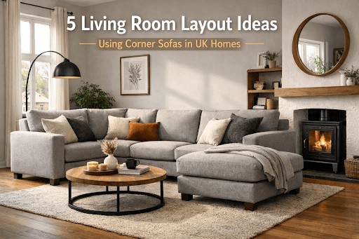 5 Living Room Layout Ideas Using Corner Sofas in UK Homes