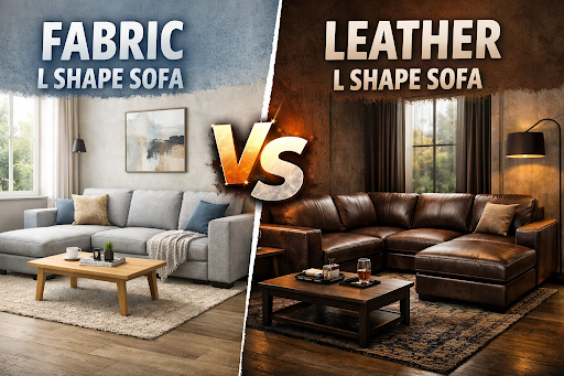 Fabric vs Leather L Shape Sofas: Which Is Best for UK Homes?
