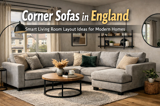 Corner Sofas in England: Smart Living Room Layout Ideas for Modern Homes