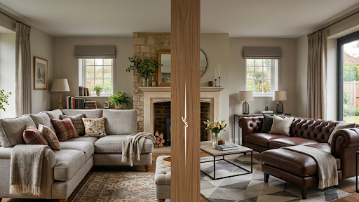 L Shape Sofas in England: Fabric vs Leather – Which One Is Better?