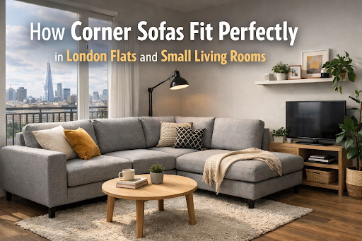 How Corner Sofas Fit Perfectly in London Flats and Small Living Rooms