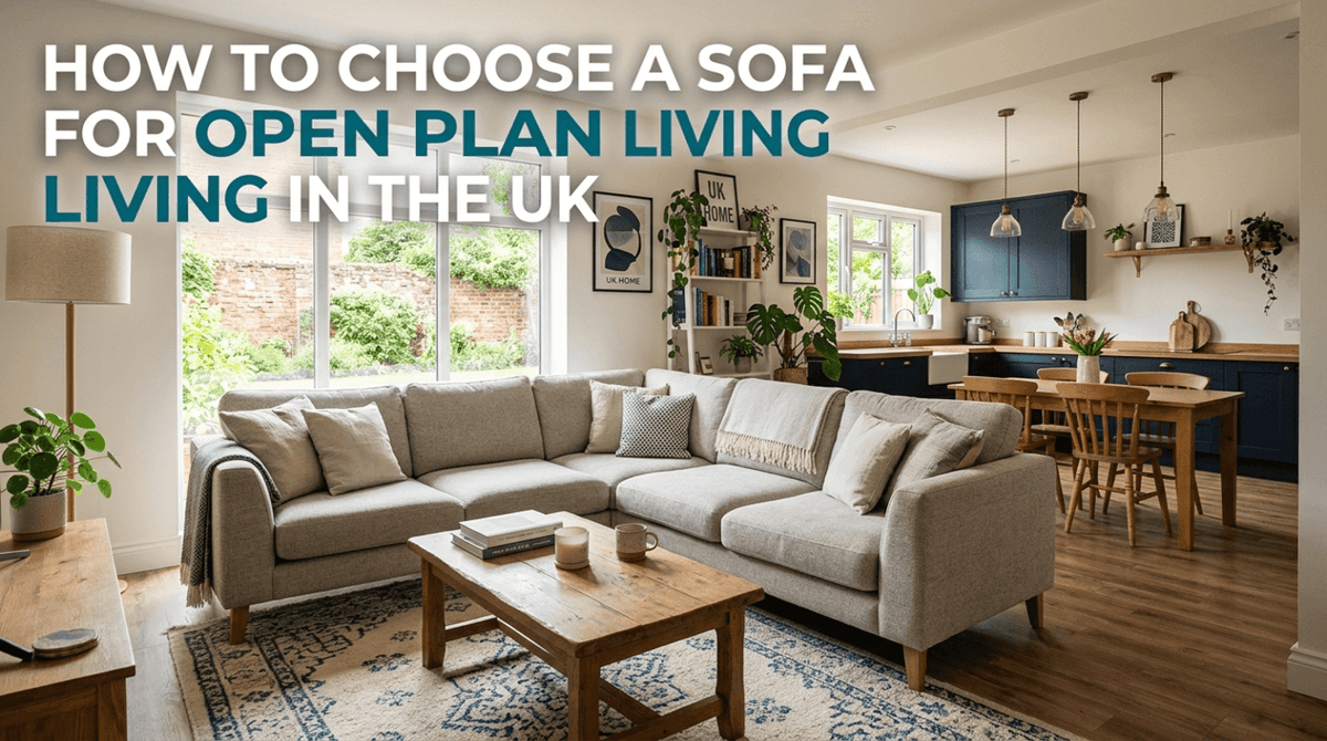 How to Choose a Sofa for Open Plan Living in UK