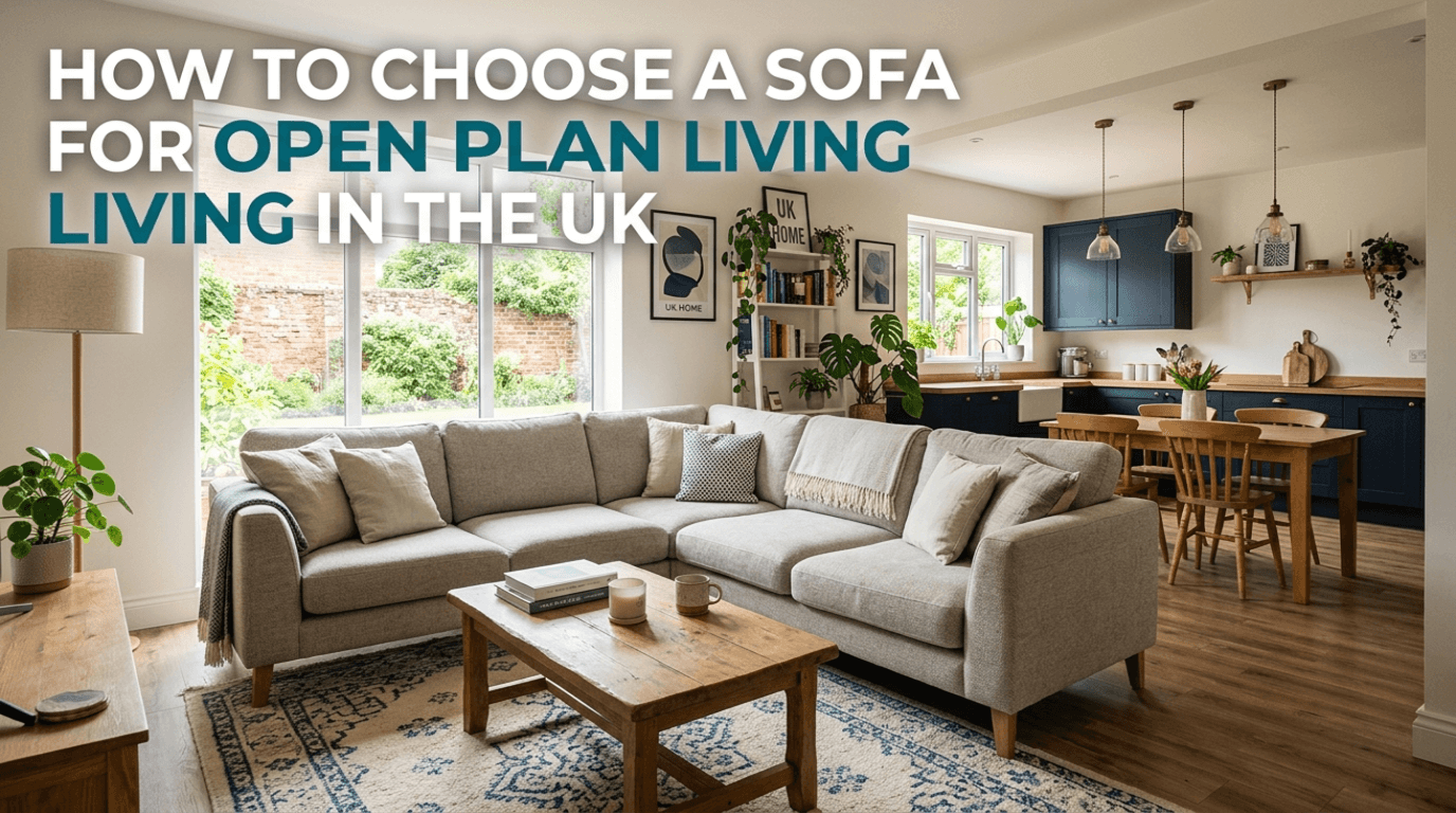 How to Choose a Sofa for Open Plan Living in UK