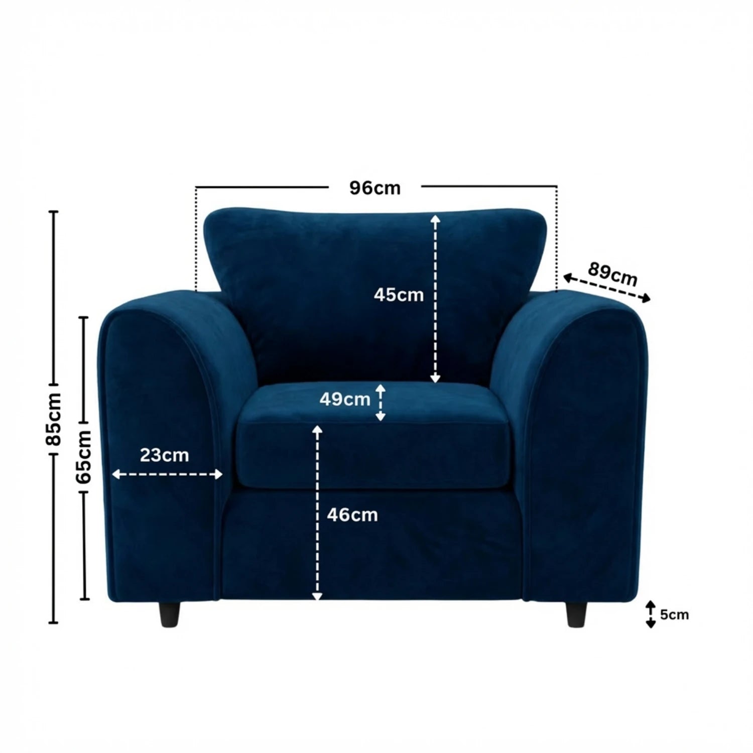 Armchair Midnight Blue