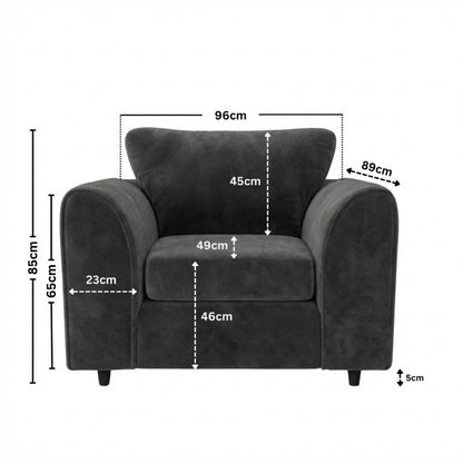 Armchair Dark Grey