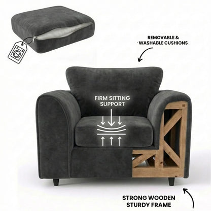 Armchair Dark Grey
