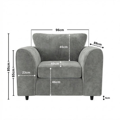 Armchair Light Grey