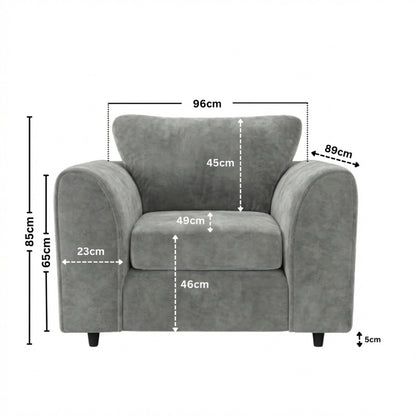 armchair light grey