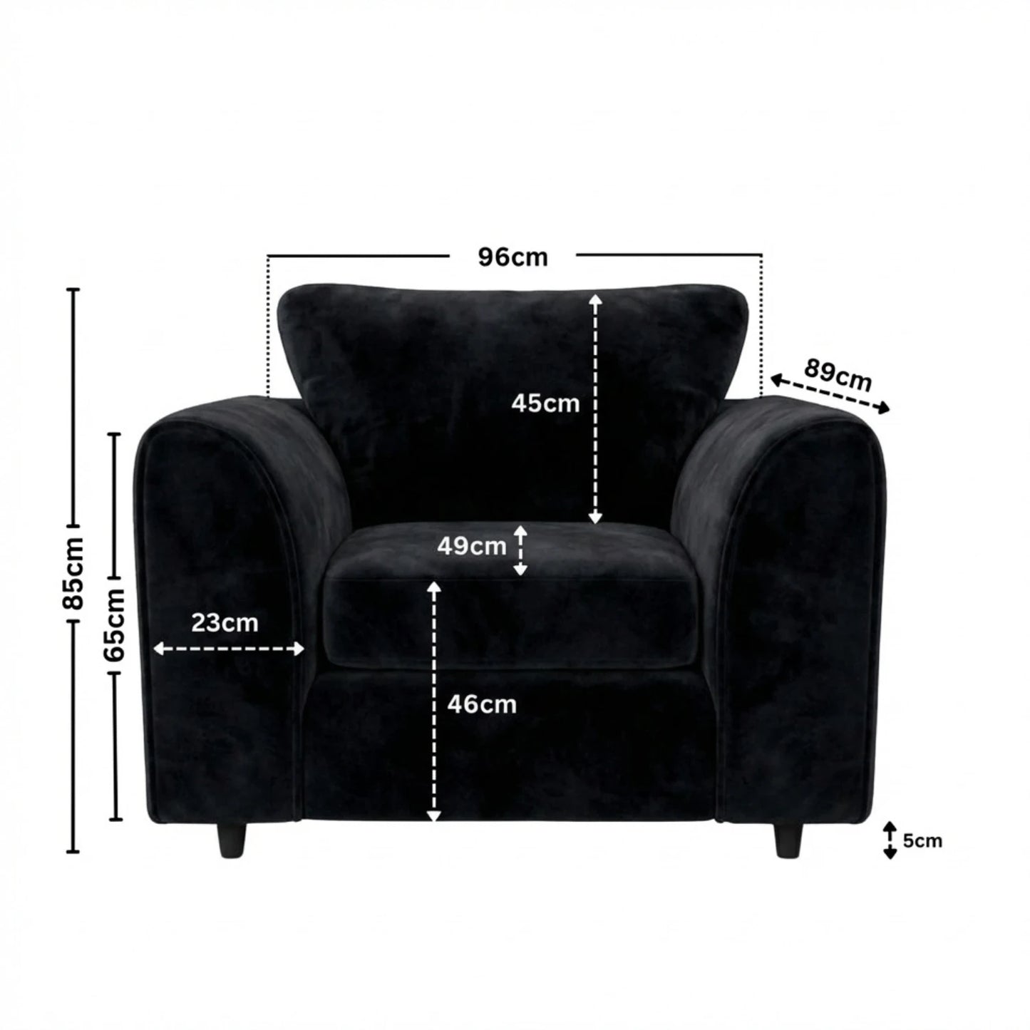 armchair black