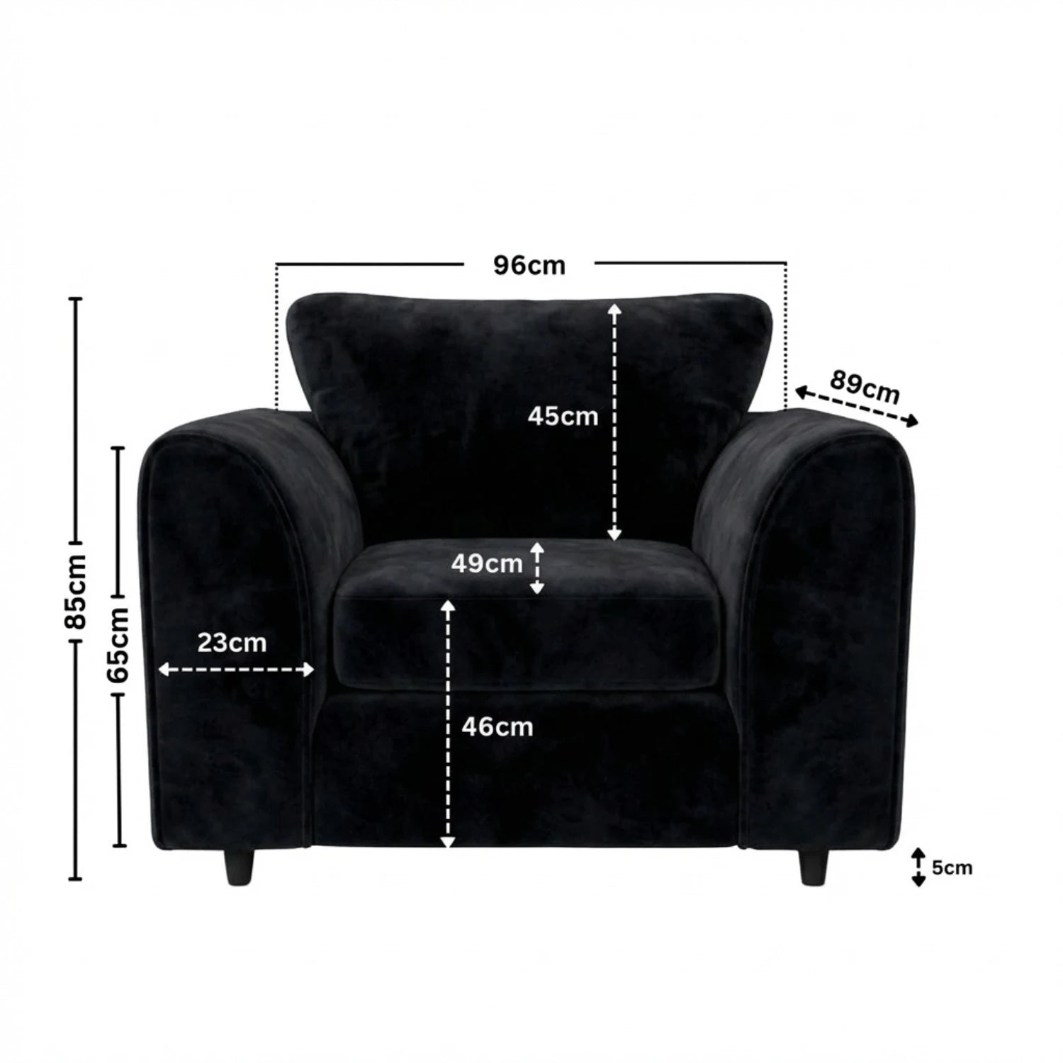 armchair black