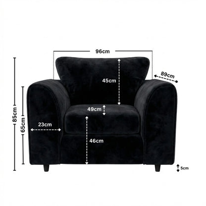 armchair black