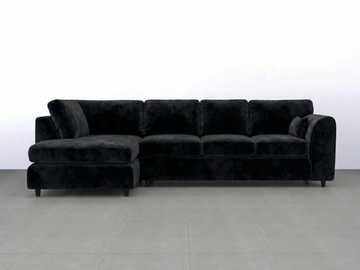 XL Left Hand Facing Black