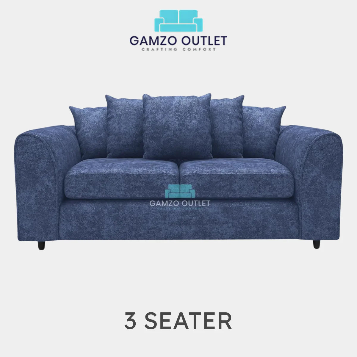 ALASKA FABRIC SCATTER BACK SOFA SET