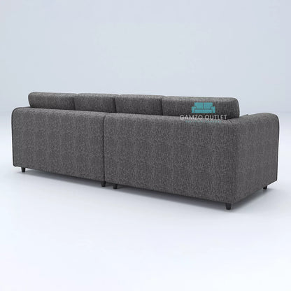 Lisbon Fabric  4 Seater  Full Back  Sofa