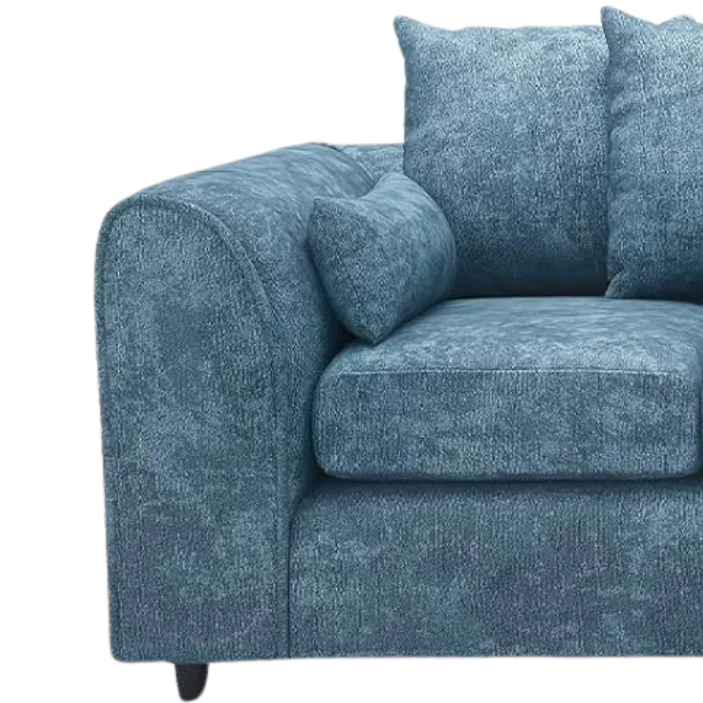 Alaska Fabric 4 Seater Scatter Back Sofa