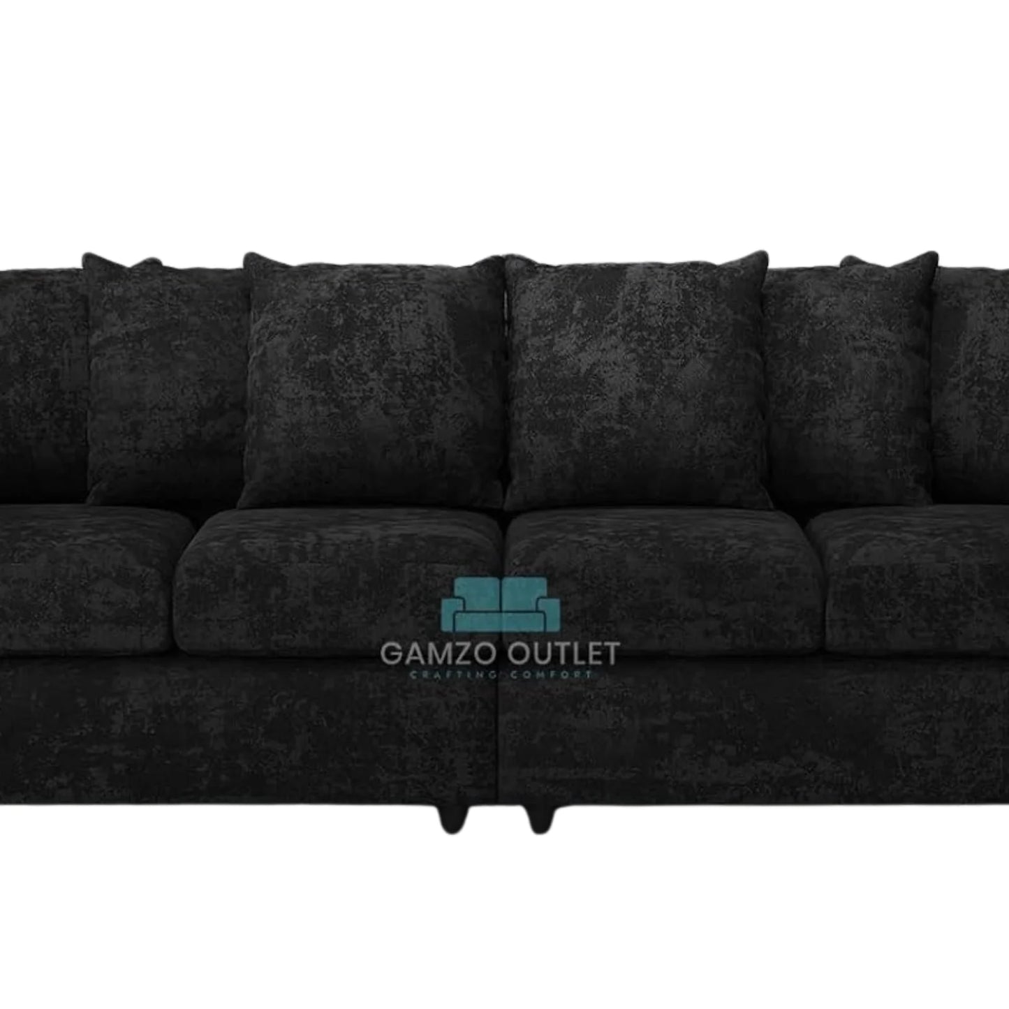 Alaska Fabric 4 Seater Scatter Back Sofa