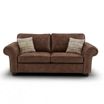 3 seater brown