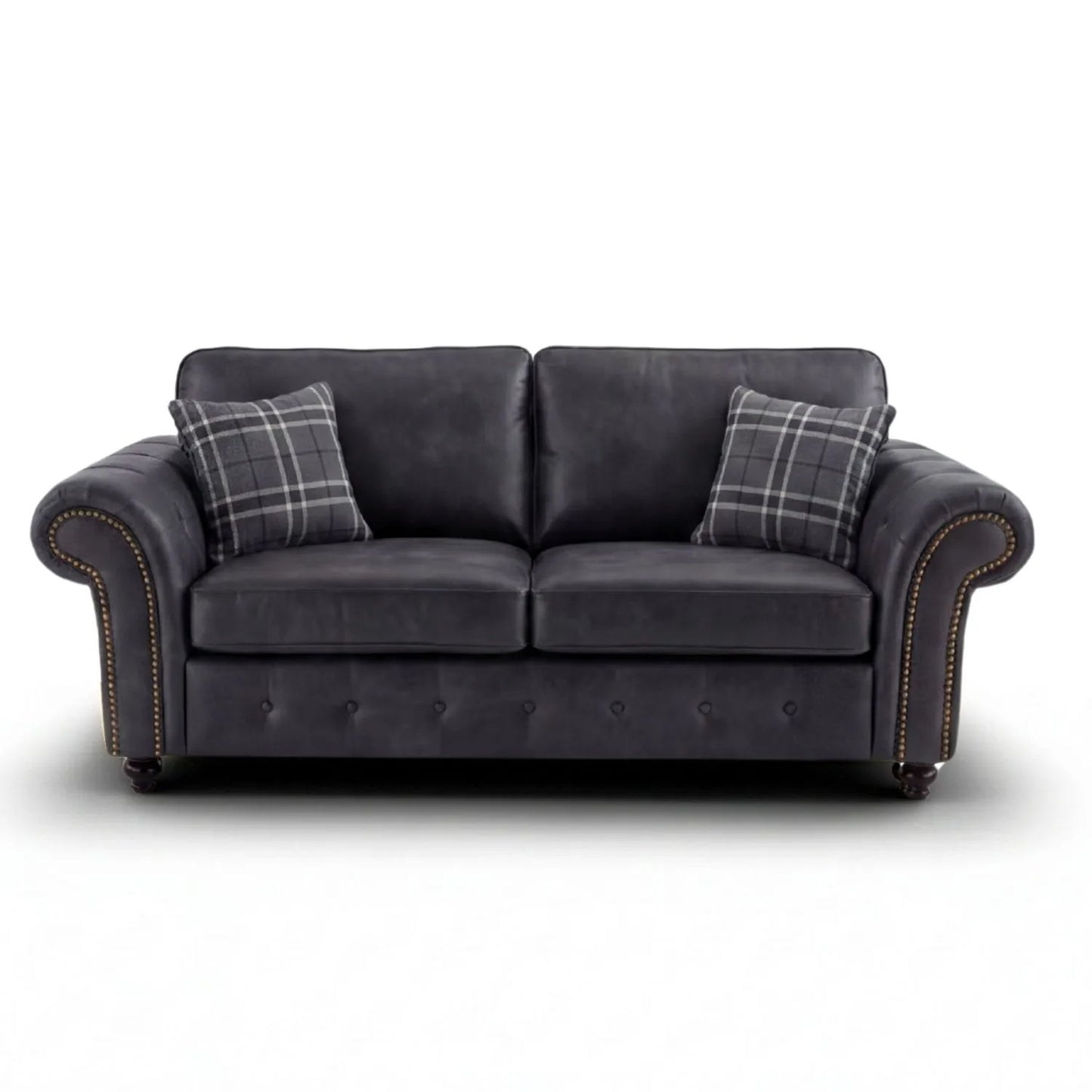 3 seater black