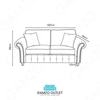 2 seater Black