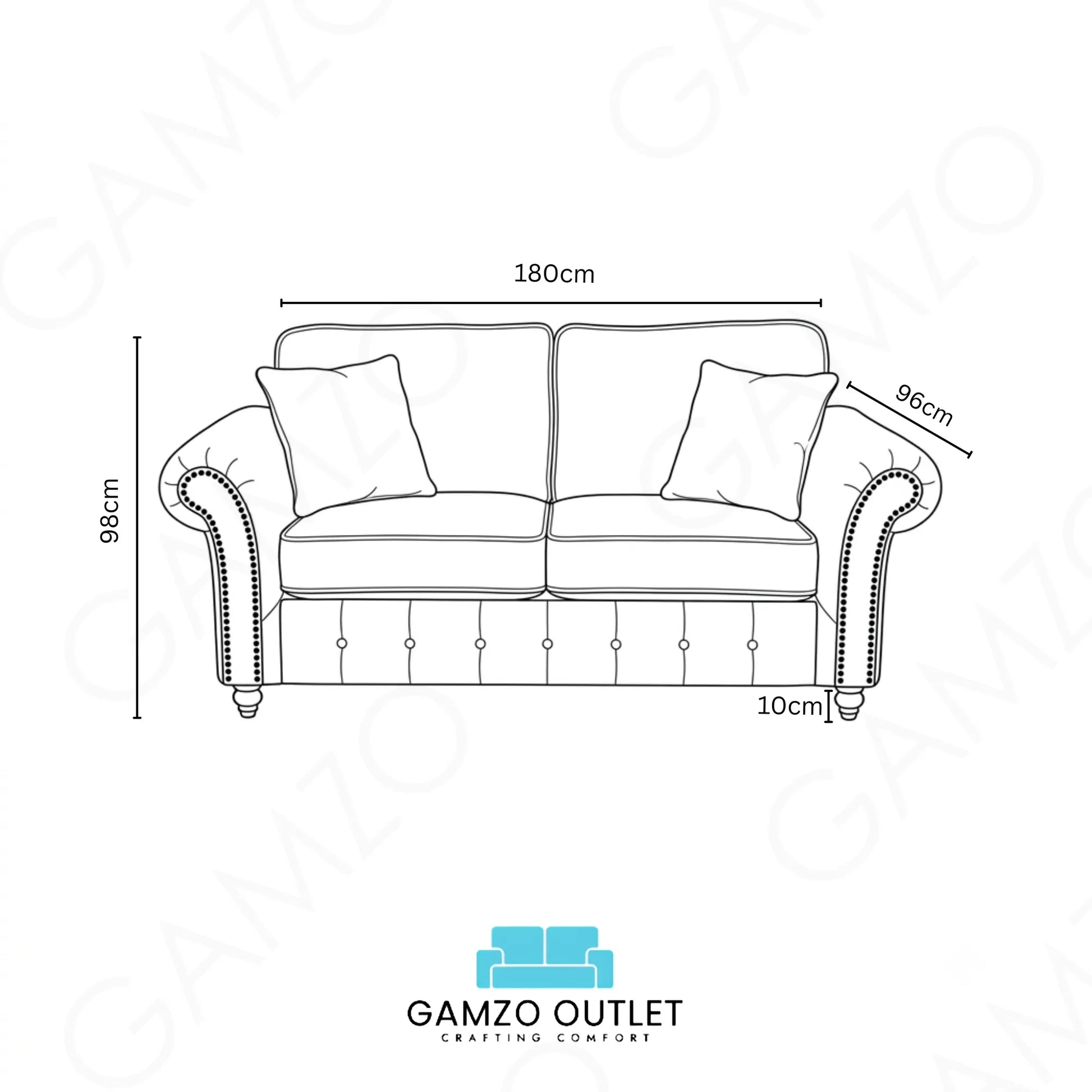  2 seater Black