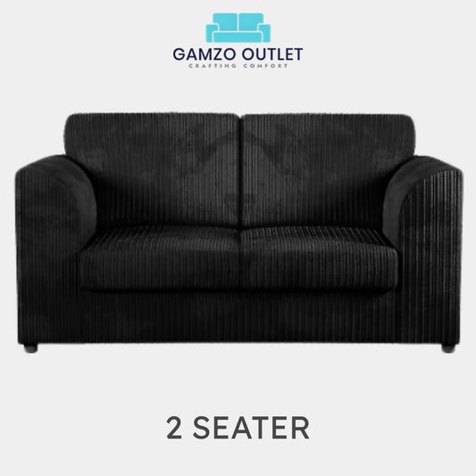 2 seater black