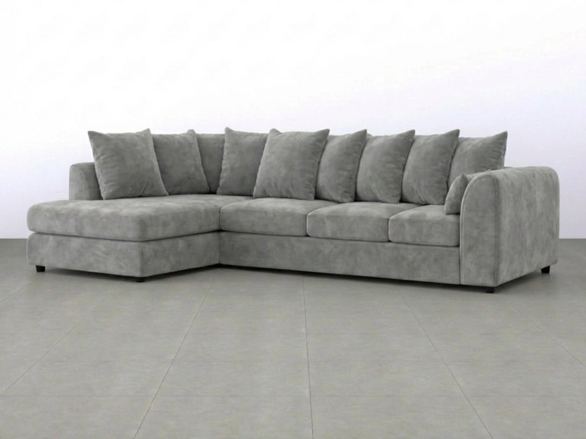 XL Left Hand Facing Light Grey