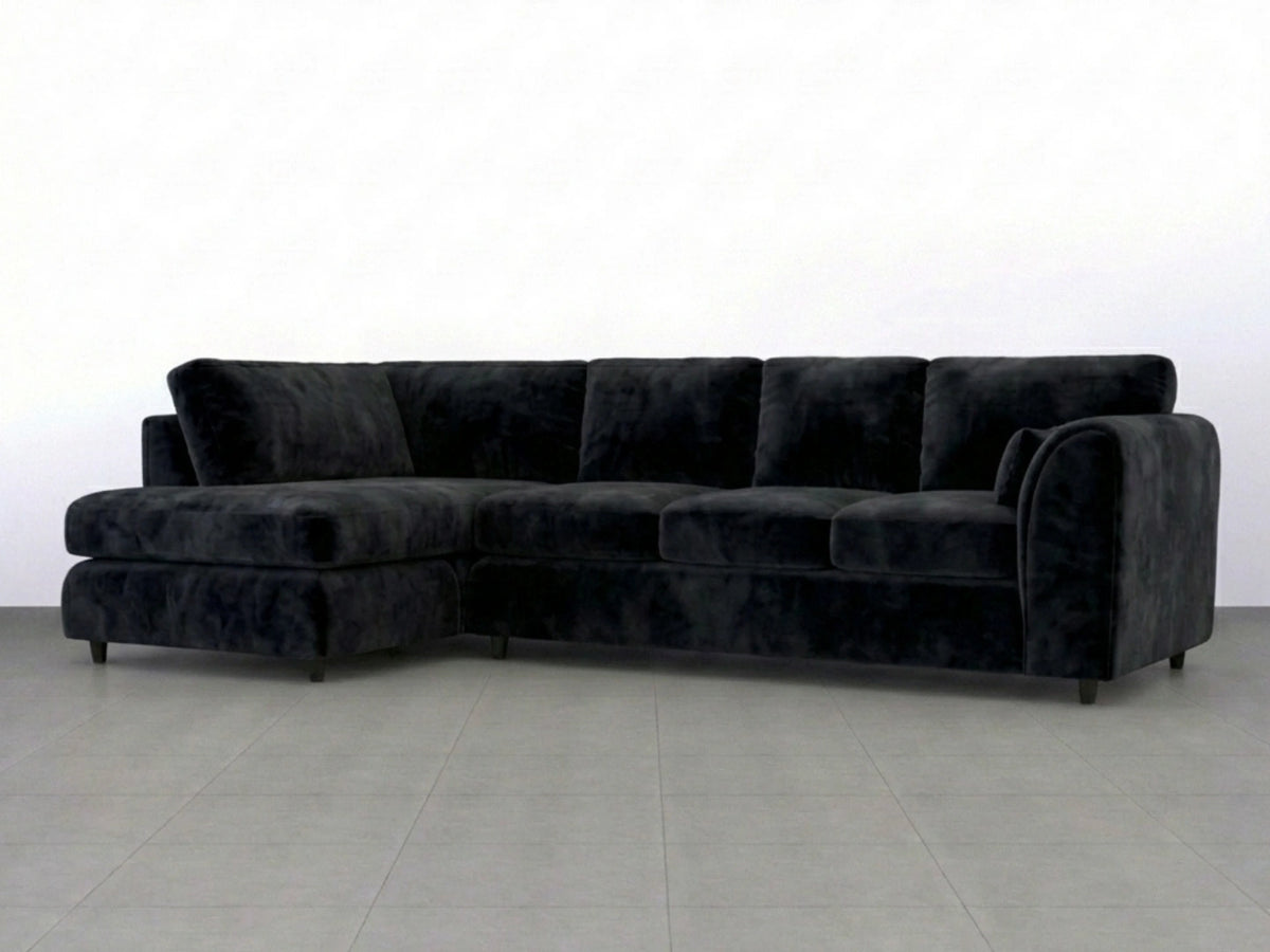 XL Left Hand Facing Black